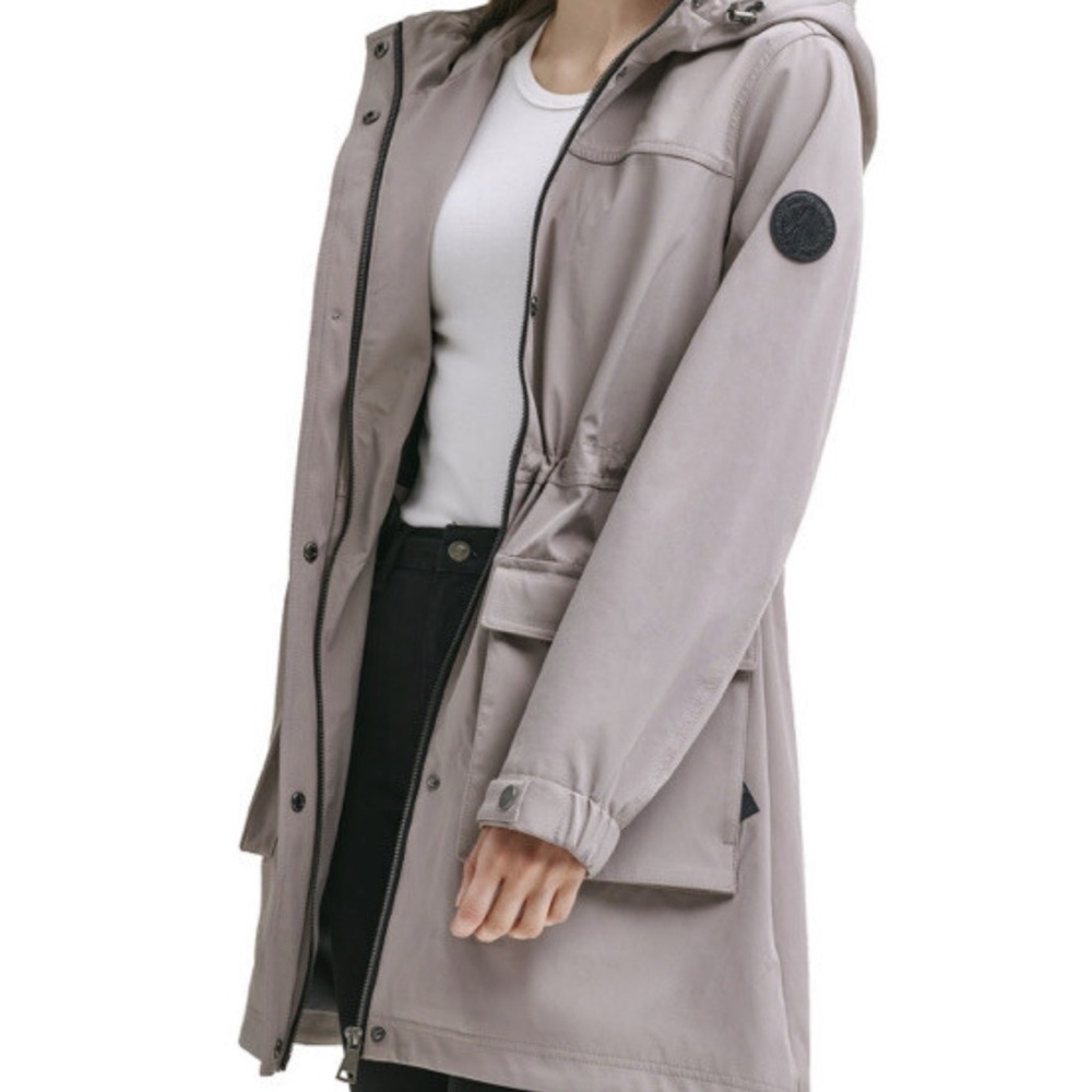 DKNY Women's Taupe Utility Jacket